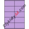 Etykiety A4 kolorowe 105x57 – fioletowe