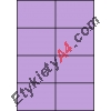 Etykiety A4 kolorowe 105x74 – fioletowe