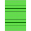 Etykiety A4 kolorowe 210x27 – zielone