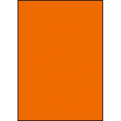 Etykiety A4 kolorowe 210x297 – pomarańczowe