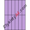 Etykiety A4 kolorowe 35x148 – fioletowe