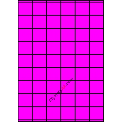 Etykiety A4 kolorowe 35x32 – różowe fluorescencyjne