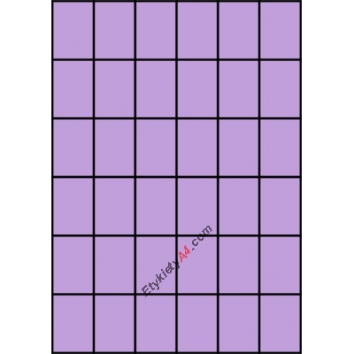 Etykiety A4 kolorowe 35x49,5 – fioletowe