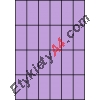 Etykiety A4 kolorowe 35x74 – fioletowe
