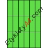 Etykiety A4 kolorowe 35x99 – zielone