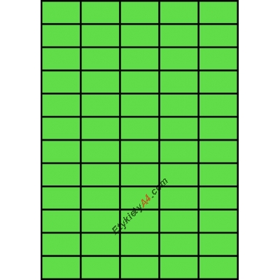 Etykiety A4 kolorowe 42x24,75 – zielone