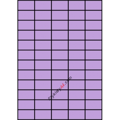 Etykiety A4 kolorowe 42x24,75 – fioletowe