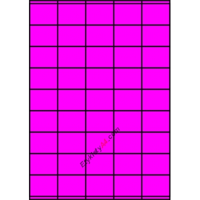 Etykiety A4 kolorowe 42x32 – różowe fluorescencyjne