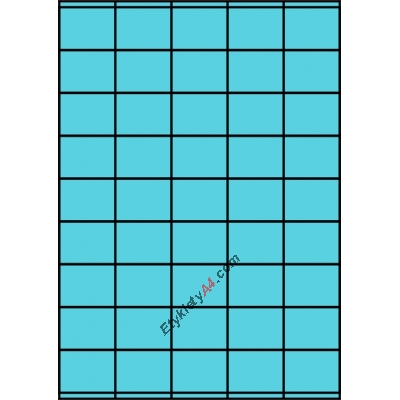 Etykiety A4 kolorowe 42x32 – niebieskie