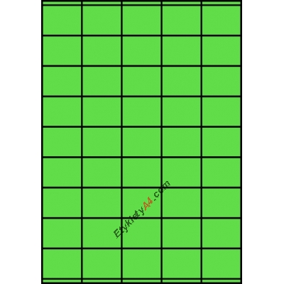 Etykiety A4 kolorowe 42x32 – zielone