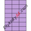 Etykiety A4 kolorowe 42x42,42 – fioletowe