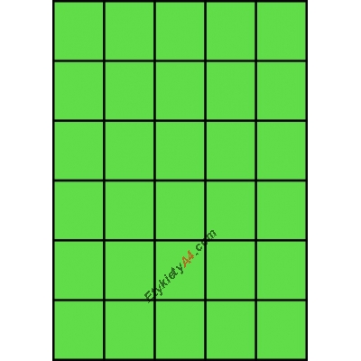 Etykiety A4 kolorowe 42x49,5 – zielone