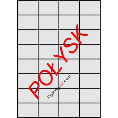 Etykiety A4 POŁYSK 52,5x37