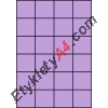 Etykiety A4 kolorowe 52,5x49,5 – fioletowe
