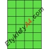 Etykiety A4 kolorowe 52,5x49,5 – zielone